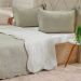 Kit Cobre Leito King Ultra Lisse Lisa New 250x270cm Olive