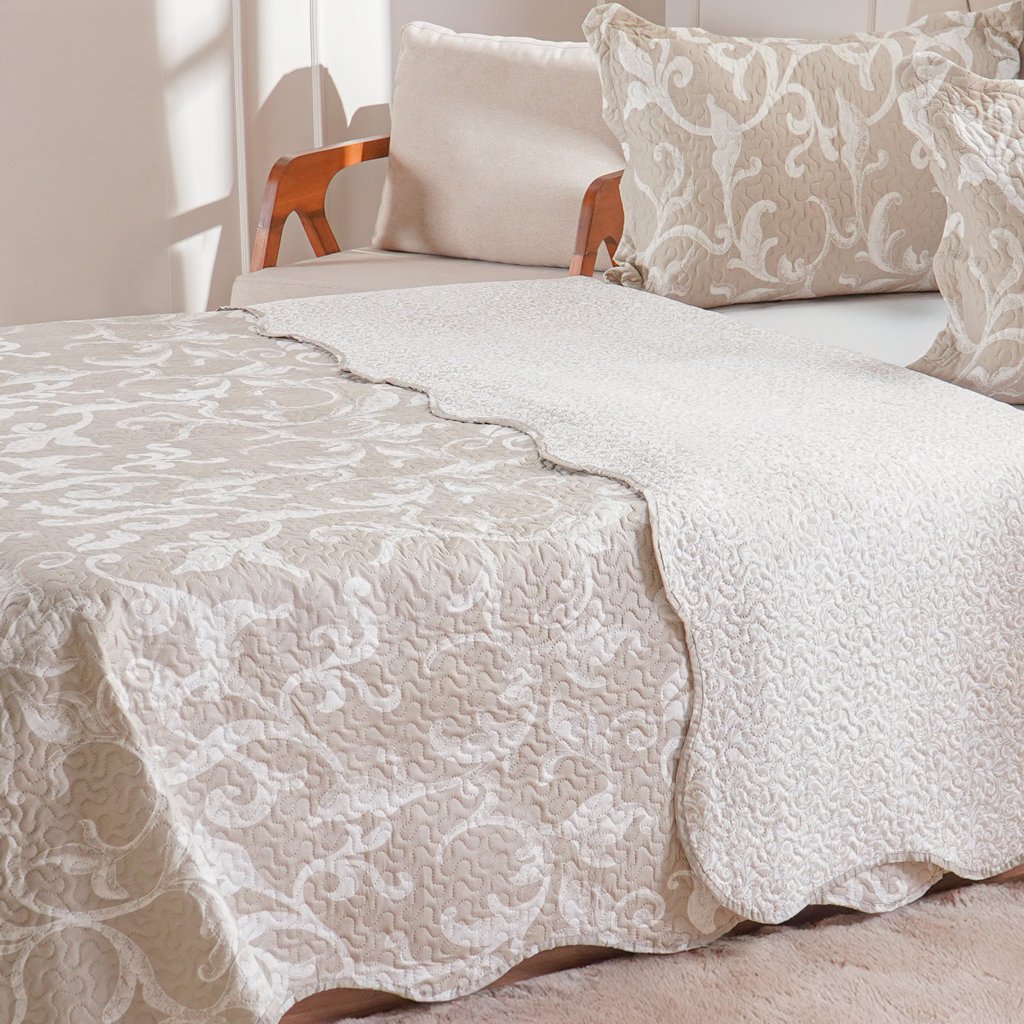 Kit Cobre Leito King Ultra Lisse New 250x270cm Ornate
