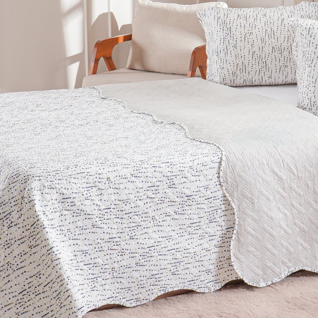 Kit Cobre Leito King Ultra Lisse New 250x270cm Waves