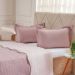 Kit Cobre Leito Solteiro Ultra Lisse Lisa New 160x220cm Mauve