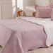 Kit Cobre Leito Solteiro Ultra Lisse Lisa New 160x220cm Mauve