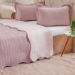 Kit Cobre Leito Solteiro Ultra Lisse Lisa New 160x220cm Mauve