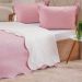 Kit Cobre Leito Solteiro Ultra Lisse Lisa New 160x220cm Silver Pink