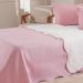 Kit Cobre Leito Solteiro Ultra Lisse Lisa New 160x220cm Silver Pink