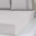 Lençol Casal Bella Cama Malha 100% Algodão 138x188x30cm Cinza