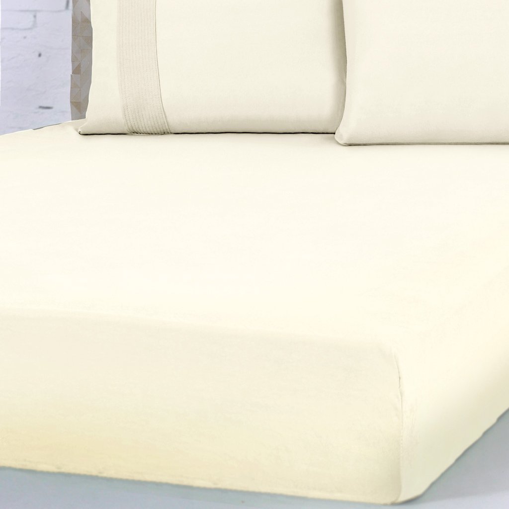 Lençol Queen Bella Cama Malha 100% Algodão 158x198x35cm Duna