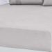 Lençol Solteiro Bella Cama Malha 100% Algodão 88x188x30cm Cinza