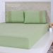 Lençol Solteiro Bella Cama Malha 100% Algodão 88x188x30cm Verde