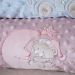 Manta Bebê Dots Camada Dupla de Plush 100x70 com Bordado