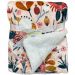 Manta Bebê Dupla Face Oportunity Sherpa e Flannel Fleece 100x75