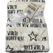 Manta Bebê Dupla Face Oportunity Sherpa e Flannel Fleece 100x75