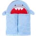 Manta Bebê com Capuz Flannel com Aplique e Bordado 75x90