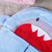 Manta Bebê com Capuz Flannel com Aplique e Bordado 75x90