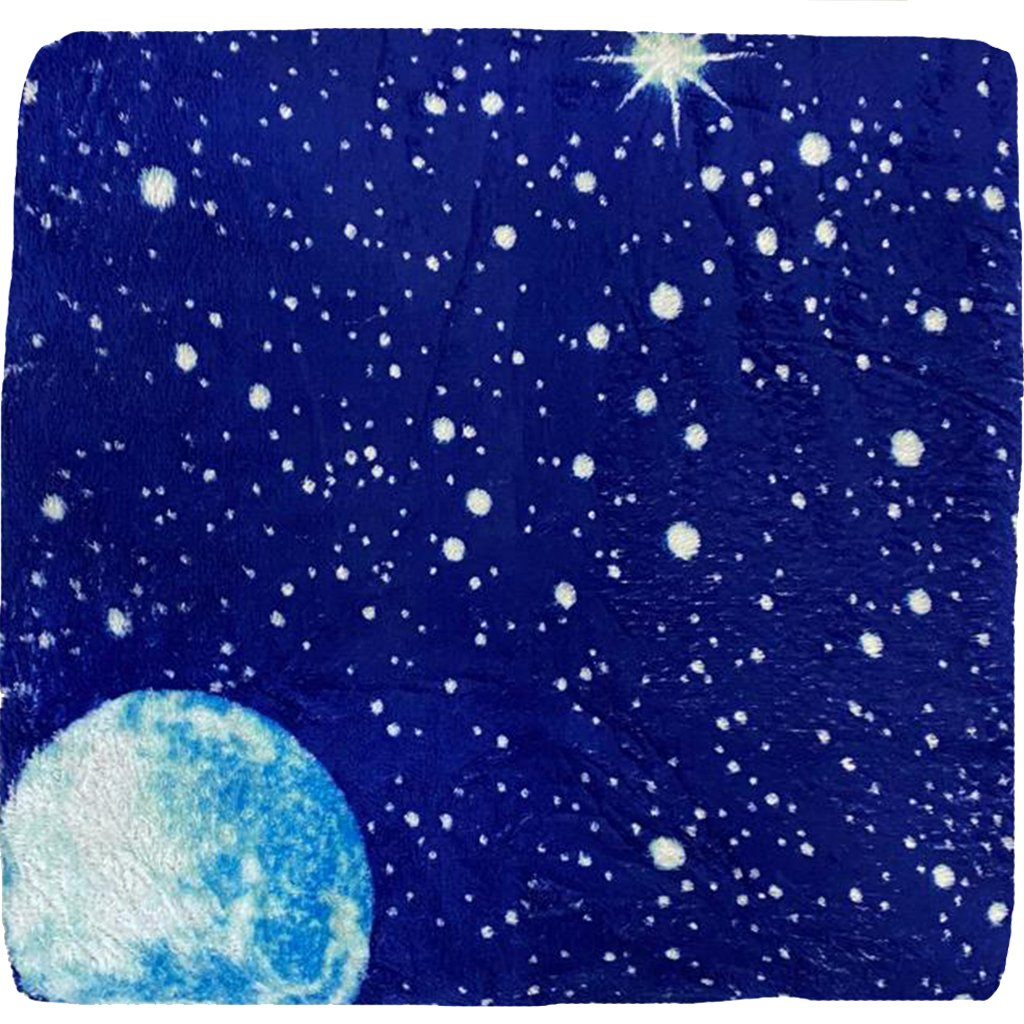 Manta Casal Microfibra Colors Estampada 180x200cm Azul Estrela