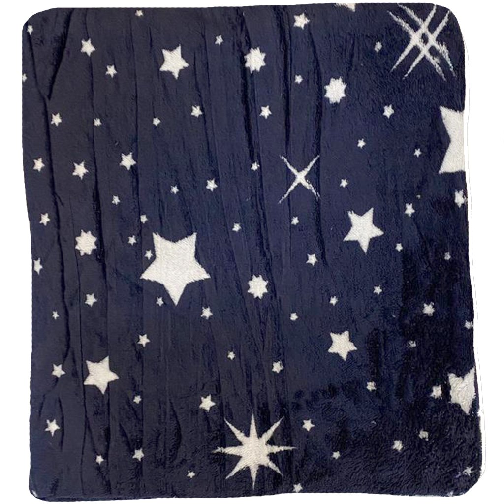 Manta Casal Microfibra Colors Estampada 180x200cm Azul Marinho