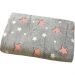 Manta Solteiro Brilha no Escuro New 150x220cm Cinza Estrela
