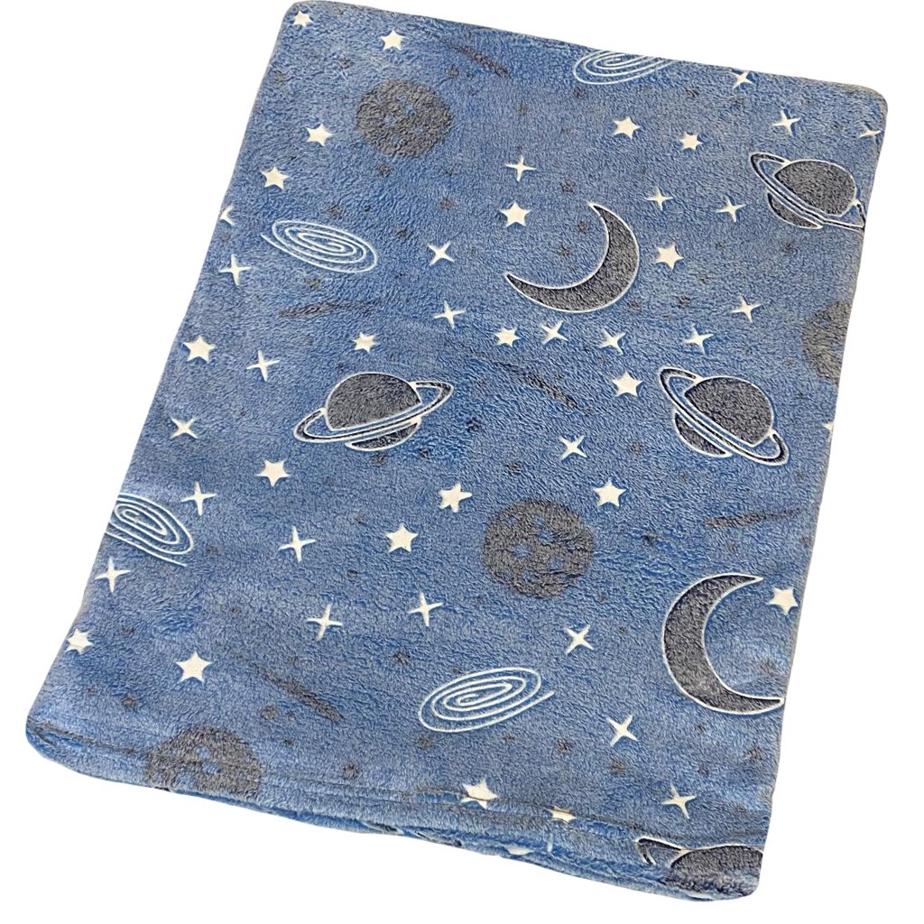 Manta Solteiro Brilha no Escuro New 150x220cm Space