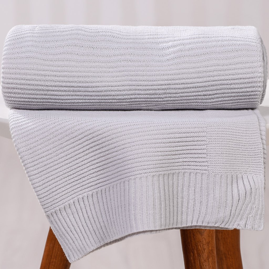 Manta Tricot Berço para Bebê Super Quentinha e Confortável