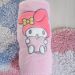 Manta com Aplique Flannel Fleece Turma da Hello Kitty 100x75 My Melody