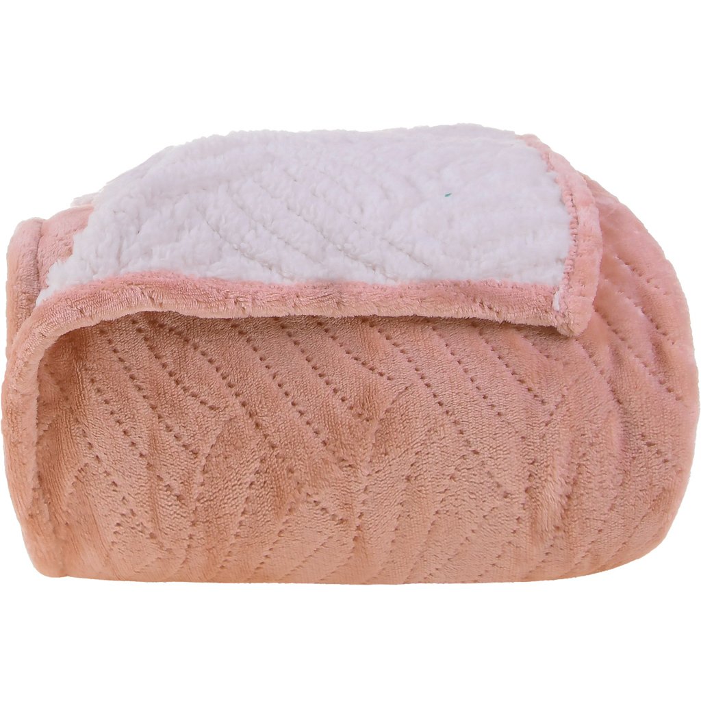 Manta com Mangas Sherpa Dupla Face Toque Flannel 135x170cm