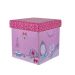 Mini Puff Baú com Tampa 30x30cm Bailarina