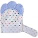 Mordedor Luvinha para Bebê Silicone e Poliéster Azul