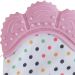 Mordedor Luvinha para Bebê Silicone e Poliéster Rosa