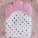 Mordedor Luvinha para Bebê Silicone e Poliéster Rosa