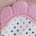 Mordedor Luvinha para Bebê Silicone e Poliéster Rosa