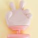 Mordedor Mãozinha de Silicone para Bebê 12x7,5cm Rosa