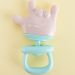 Mordedor Mãozinha de Silicone para Bebê 12x7,5cm Verde