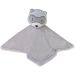Naninha Baby Soft de Bichinhos para Bebê 27x27cm Guaxinim Cinza