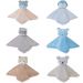 Naninha Baby Soft de Bichinhos para Bebê 27x27cm Guaxinim Cinza