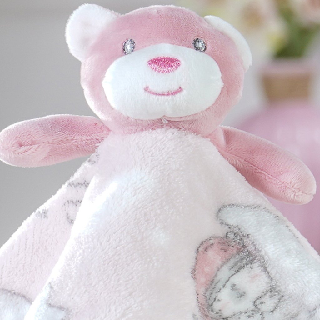 Naninha Flannel Estampado para Bebê Animais 25x25