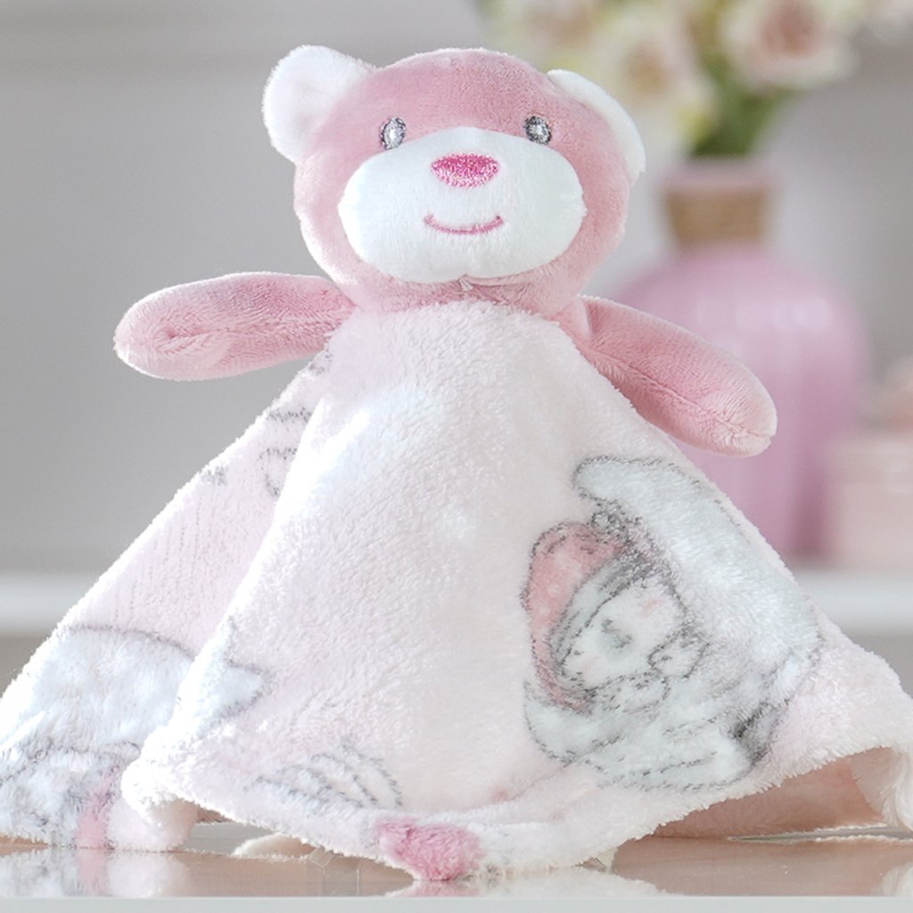Naninha Flannel Estampado para Bebê Animais 25x25
