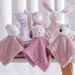 Naninha para Bebê Soninho Encantado 27x27cm Raposa Rosa
