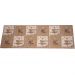 Passadeira de Cozinha Colori Antiderrapante 40x120cm Coffe