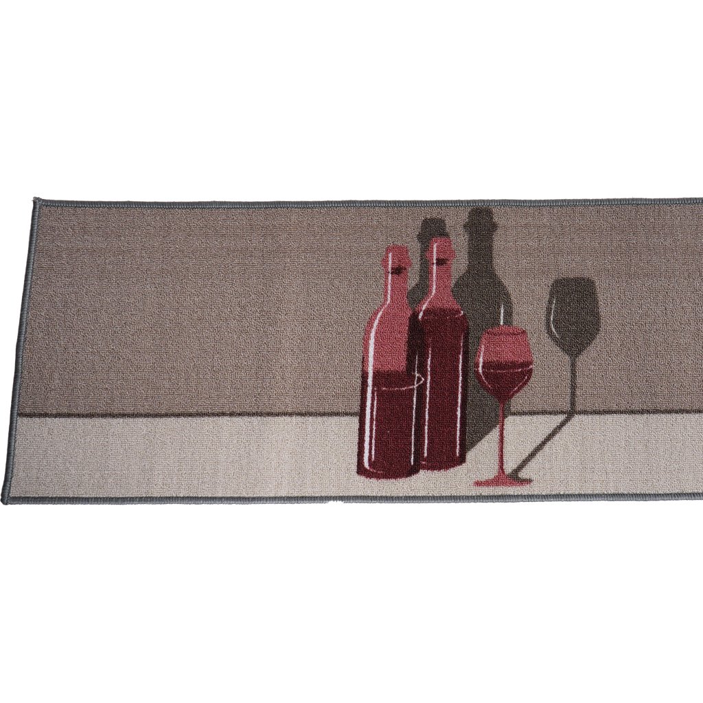 Passadeira de Cozinha Colori Antiderrapante 40x120cm Wine
