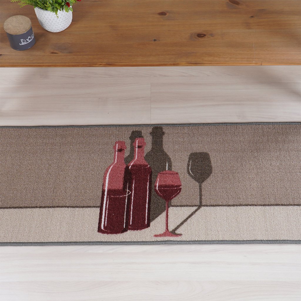 Passadeira de Cozinha Colori Antiderrapante 40x120cm Wine