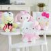 Pelúcia com Manta Coral Fleece Turma da Hello Kitty 100x75cm Hello Kitty Pink