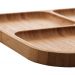 Petisqueira Quadrada Bambu Tábua de Frios 20x20x1,7cm