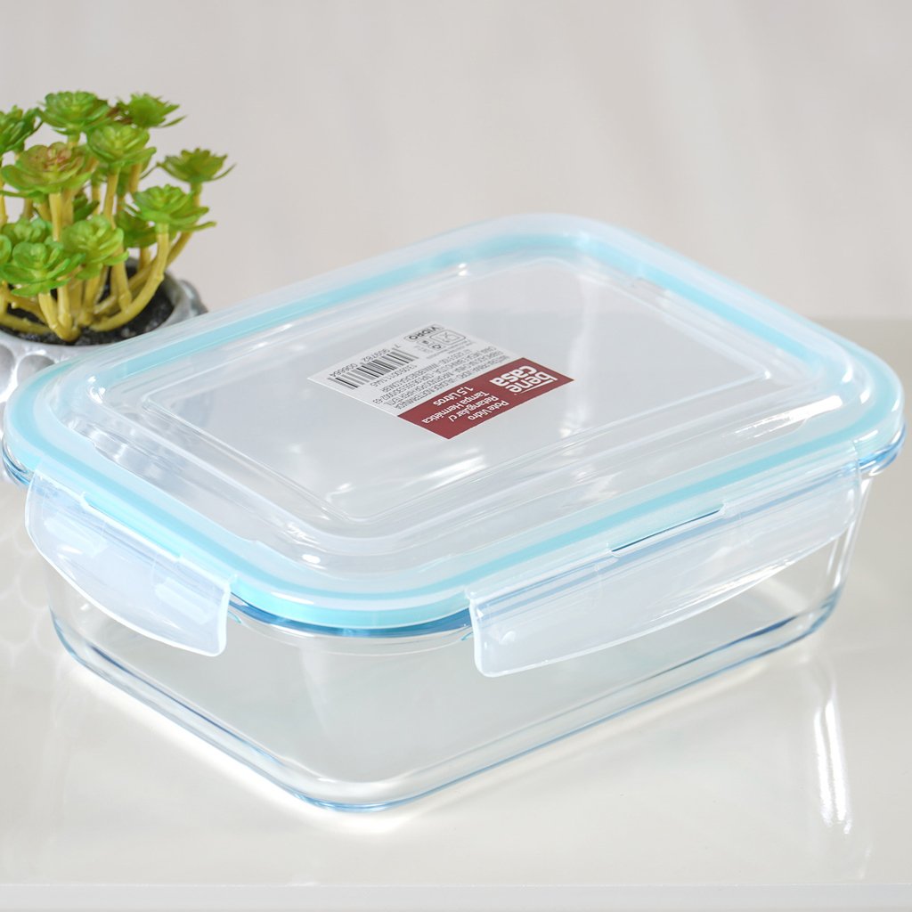 Pote de Vidro com Tampa Hermética 1,5L 22x16,4x6,6