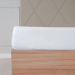 Protetor de Colchão Solteiro Impermeável Microfibra 88x188x35cm Branco