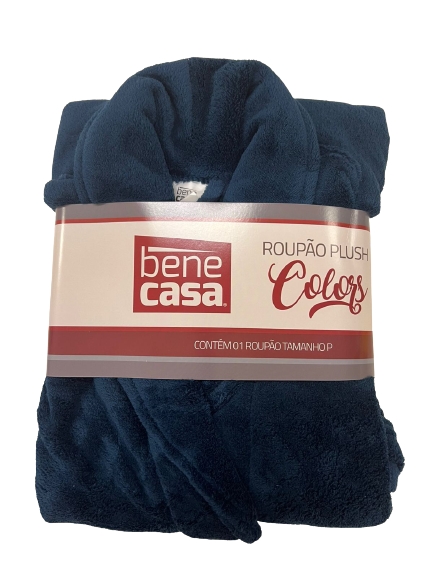 Roupão Plush Colors com Bolso Gola Xale