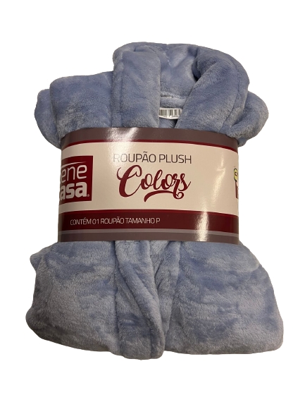 Roupão Plush Colors com Bolso Gola Xale