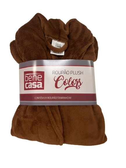 Roupão Plush Colors com Bolso Gola Xale