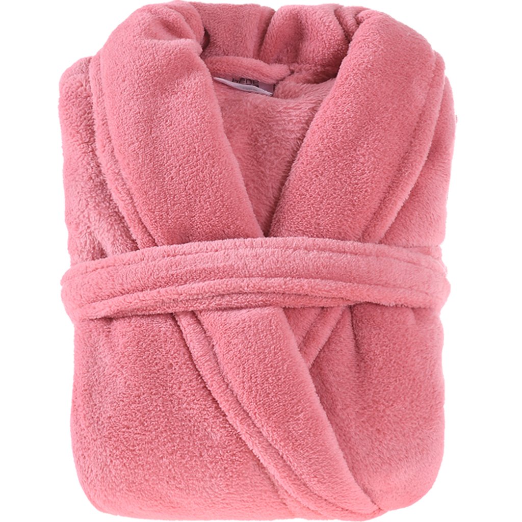 Roupão Plush Microfibra com Bolso Manga Longa Toque Macio 180g/m²