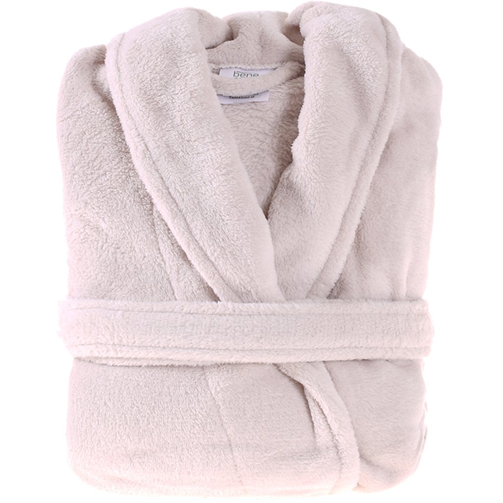 Roupão Plush Microfibra com Bolso Manga Longa Toque Macio 180g/m²