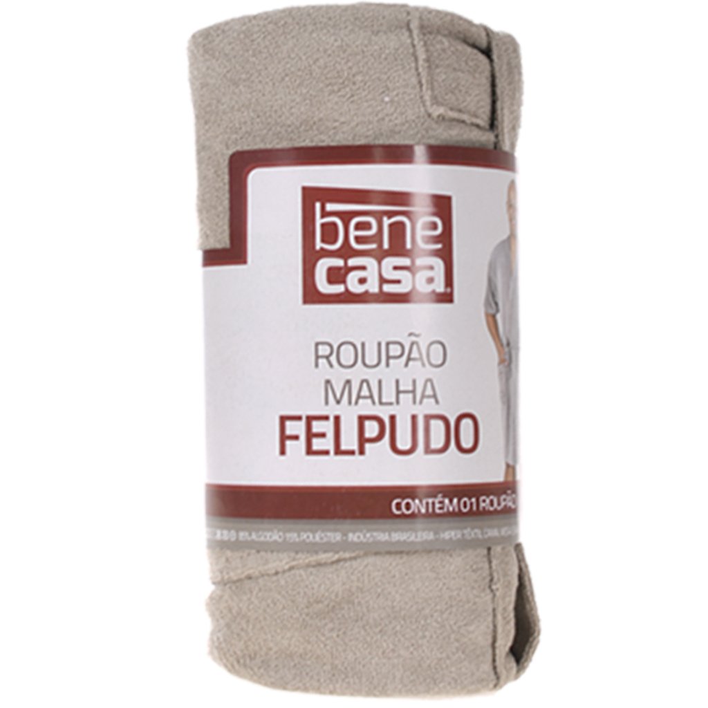 Roupão de Malha Felpudo Atoalhado