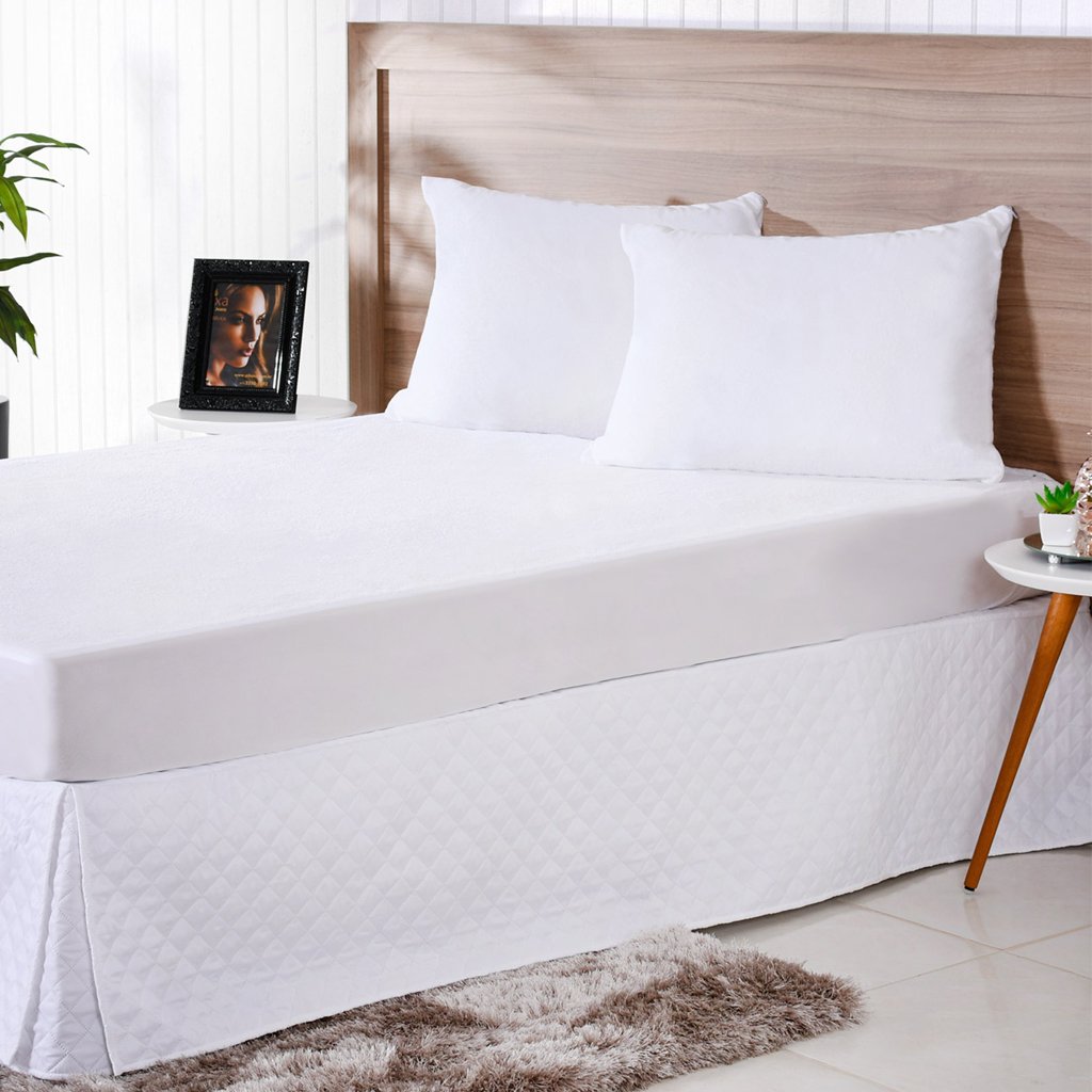 Saia Box Ultra Lisse Solteiro 88x188x35cm Branco